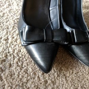Ann Taylor black stiletto heels